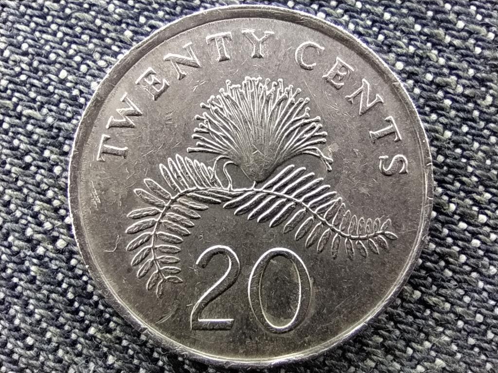 Szingapúr 20 cent 1986