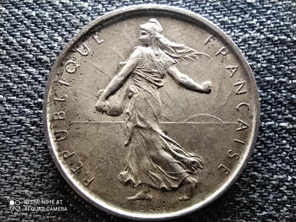 Franciaország .835 ezüst 5 Frank 1963
