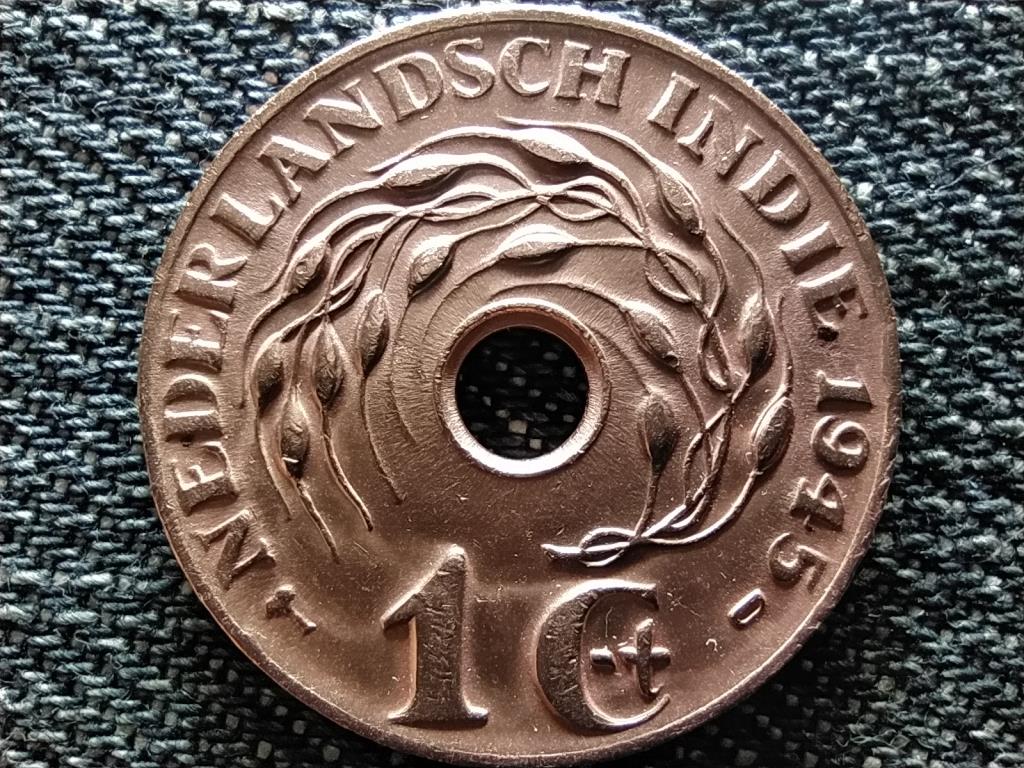 Netherlands East Indies Wilhelmina (1890-1948) 1 Cent Coin 1945
