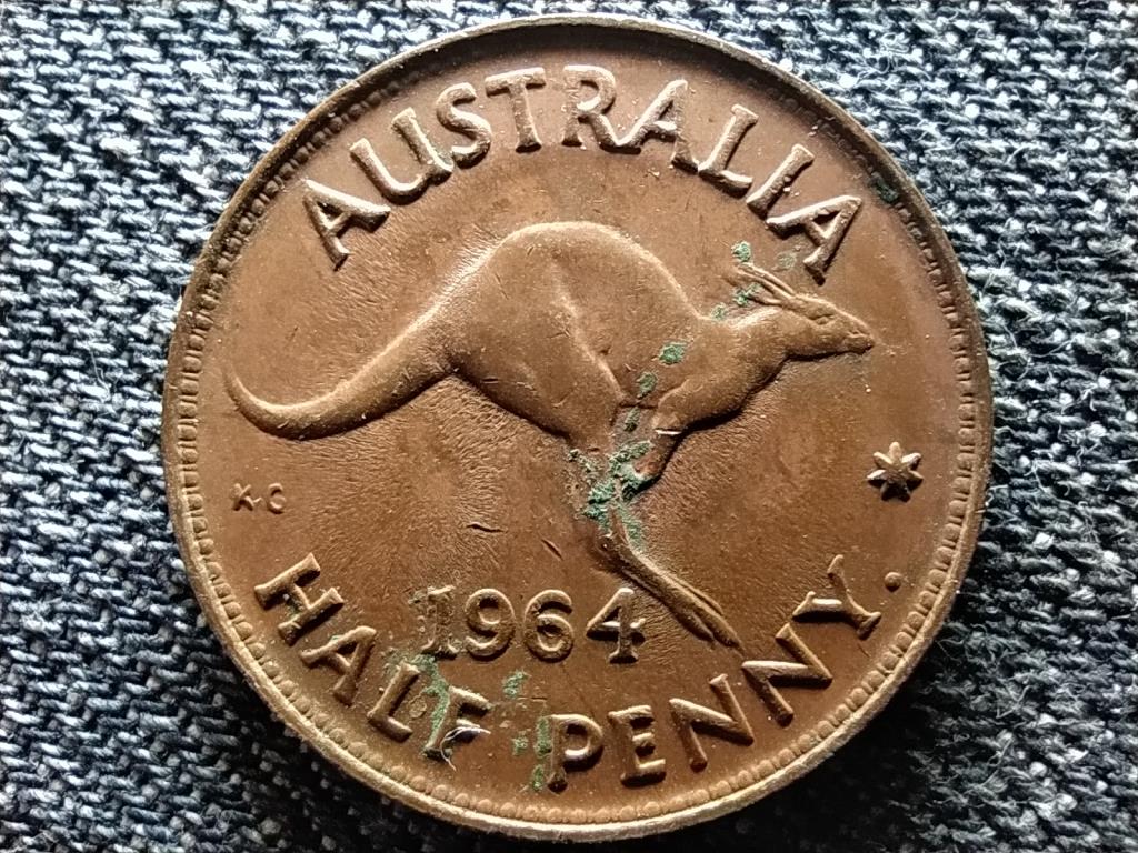 Ausztrália II. Erzsébet (1952-) 1/2 Penny 1964 .