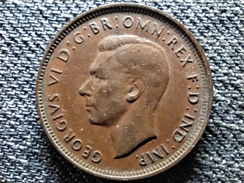 Ausztrália VI. György (1936-1952) 1/2 Penny 1948 •