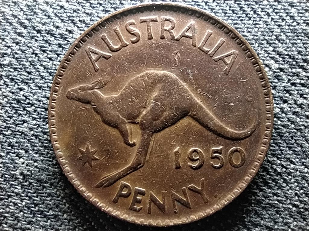 Ausztrália VI. György (1936-1952) 1 Penny 1950 .