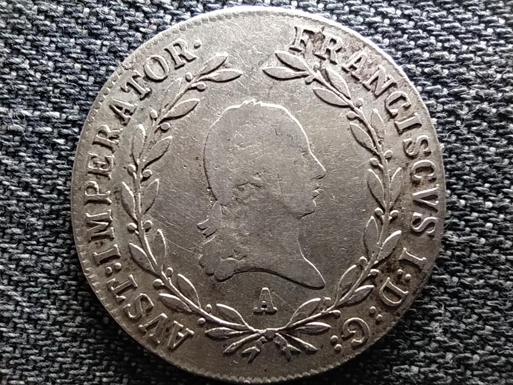 Ausztria II. Ferenc .583 ezüst 20 Krajcár 1811 A