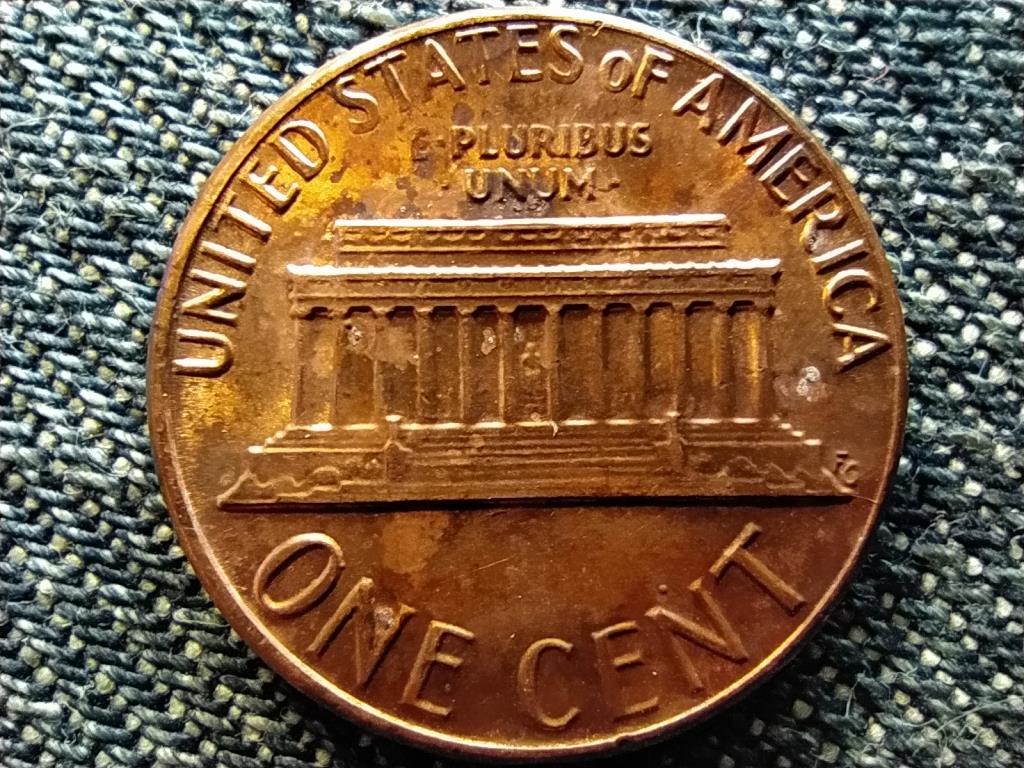 USA Lincoln Emlékmű 1 Cent 1983 