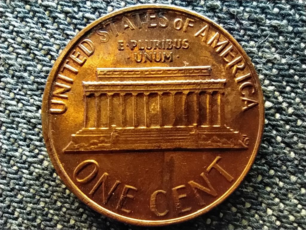 USA Lincoln Emlékmű 1 Cent 1983 D 