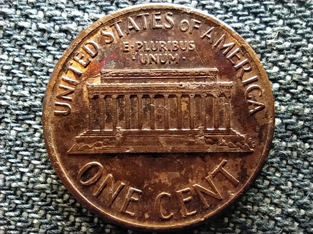 USA Lincoln Emlékmű 1 Cent 1987