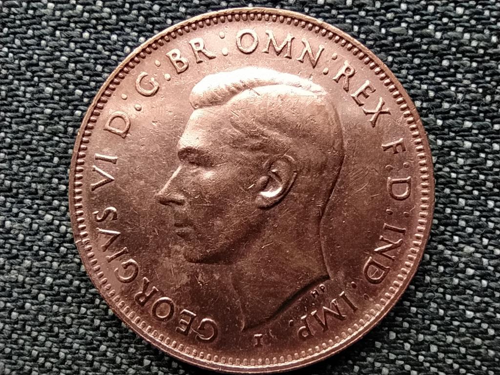 Ausztrália VI. György (1936-1952) 1/2 Penny 1943 l