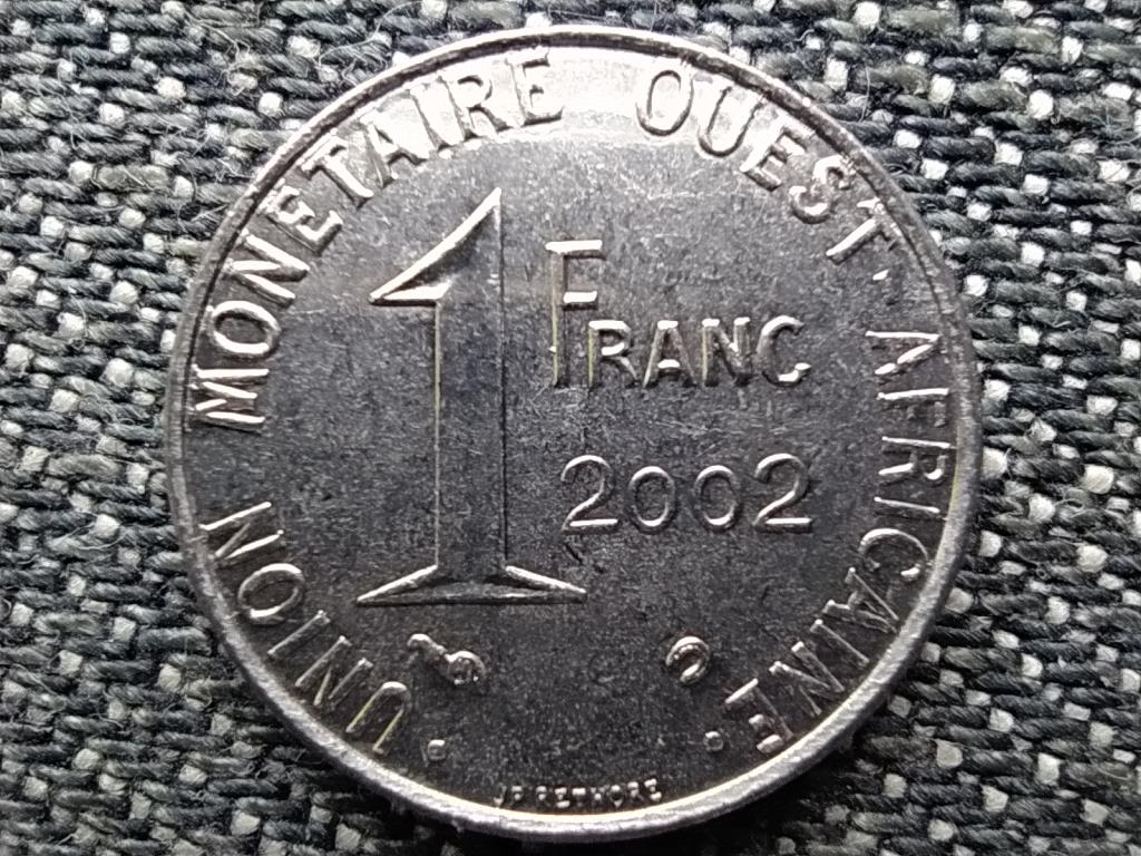 West African States 1 Francs CFA Coin 2002