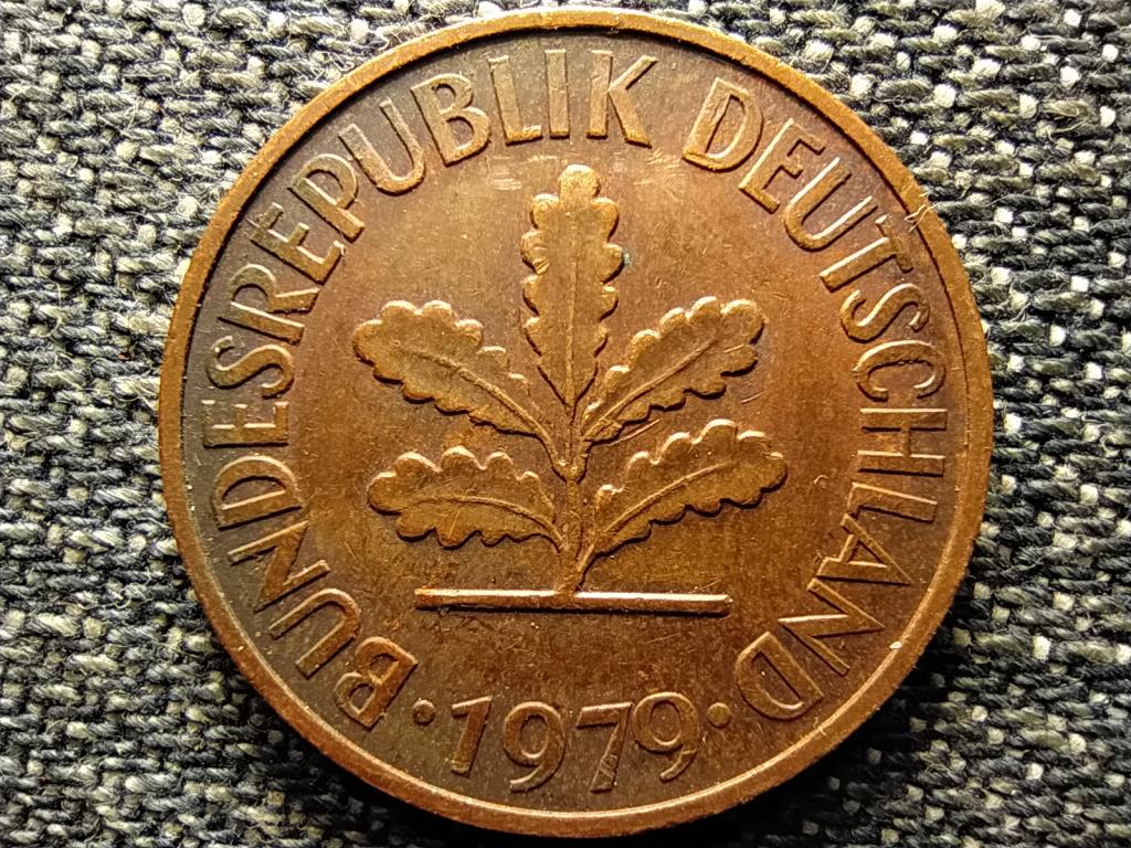 Németország NSZK (1949-1990) 2 Pfennig 1979 D