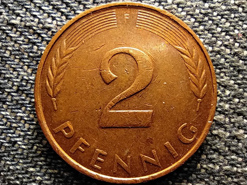 Németország 2 Pfennig 1991 F