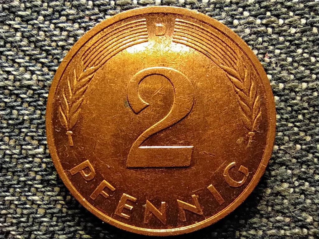 Németország 2 Pfennig 1994 D