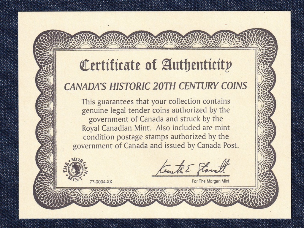 Kanada 20. századi történelme hód 5 cent 1942 + juharfalevél bélyeg 1965 szett