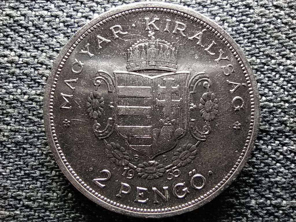 Rákóczi Ferenc .640 ezüst 2 Pengő 1935 BP