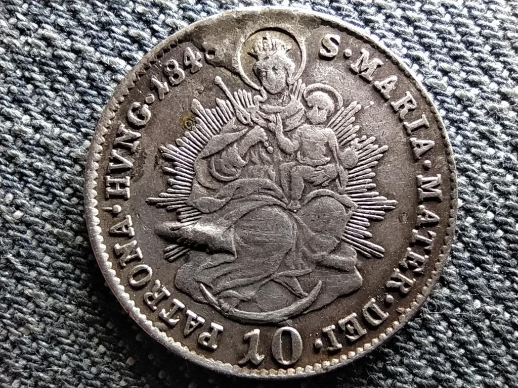 V. Ferdinánd (1835-1848) .500 ezüst 10 Krajcár 1848 B