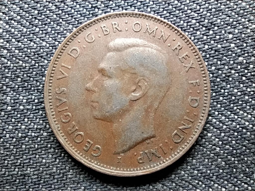 Ausztrália VI. György (1936-1952) 1/2 Penny 1942 •