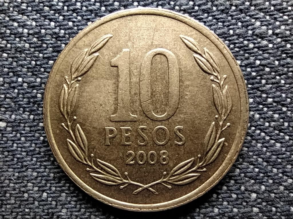 Chile 10 peso 2008 So