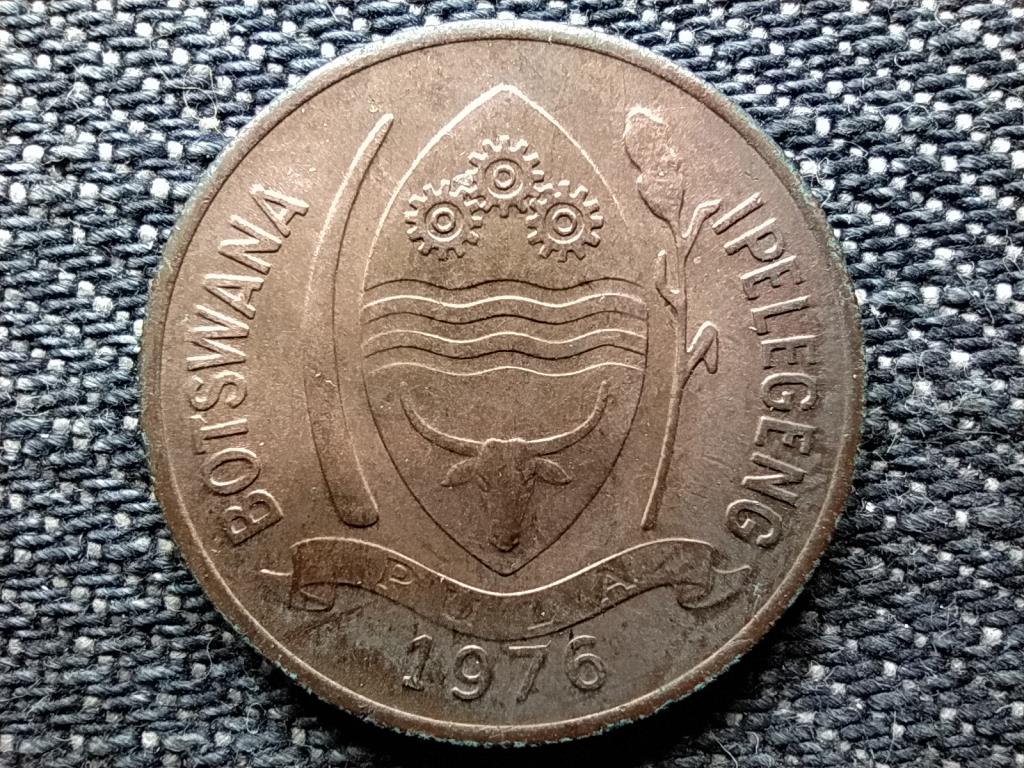 Botswana piroscsőrű tokó 5 thebe 1976