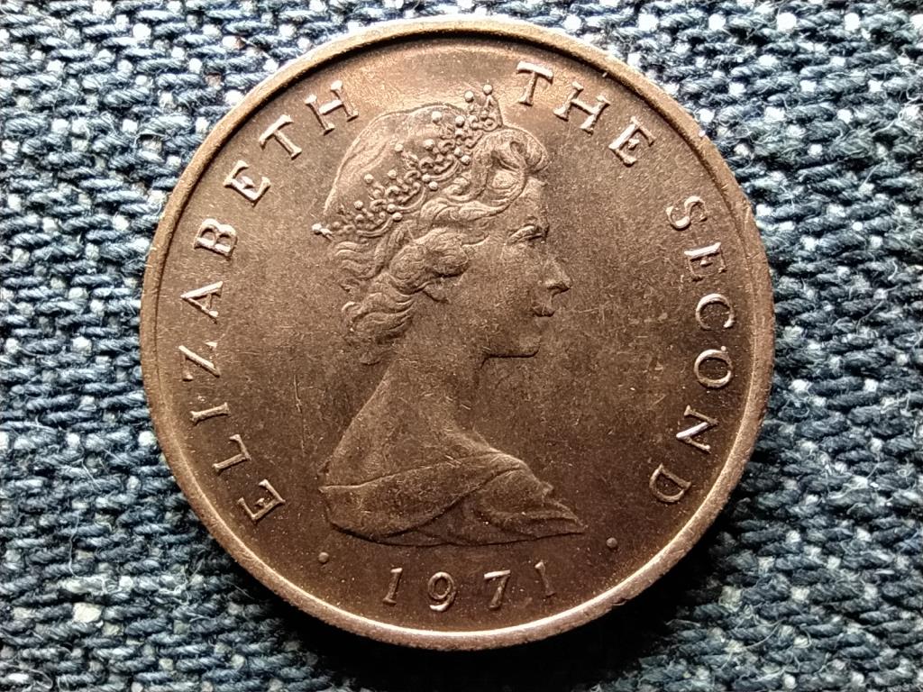Man-sziget II. Erzsébet 1/2 Új penny 1971