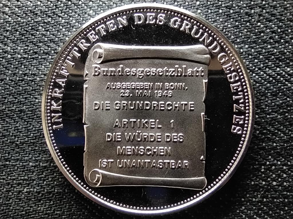 Németország 40 éves az NSZK Alaptörvény .925 ezüst érem PP