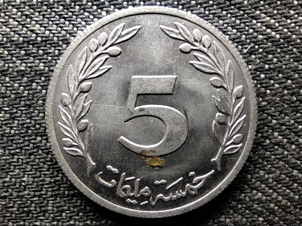 Tunézia tölgyfa 5 milliéme 1983