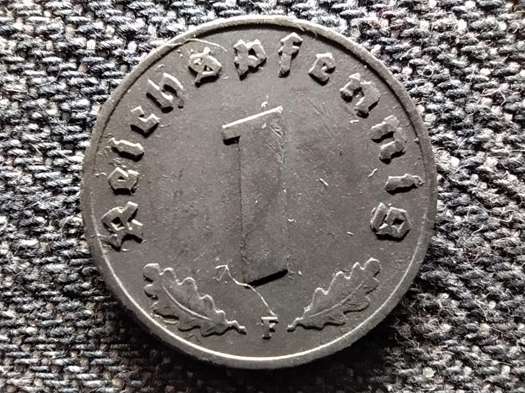 Németország Horogkeresztes 1 birodalmi pfennig 1941 F
