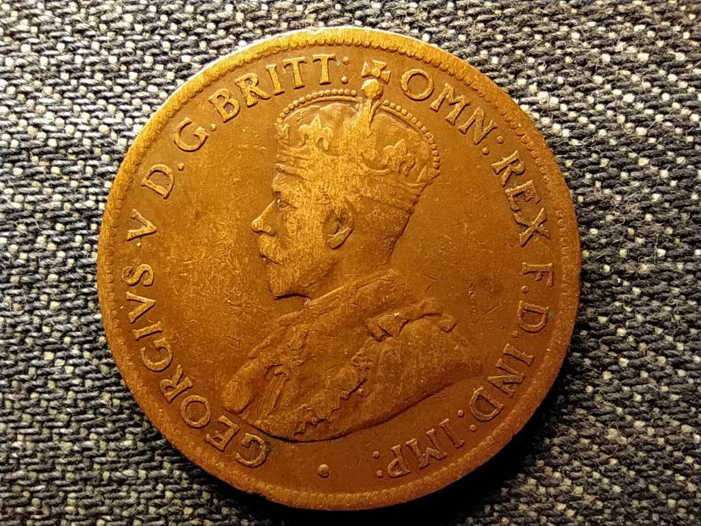 Ausztrália V. György 1/2 Penny 1919