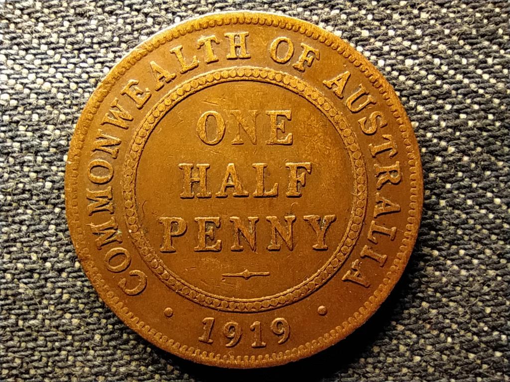 Ausztrália V. György 1/2 Penny 1919