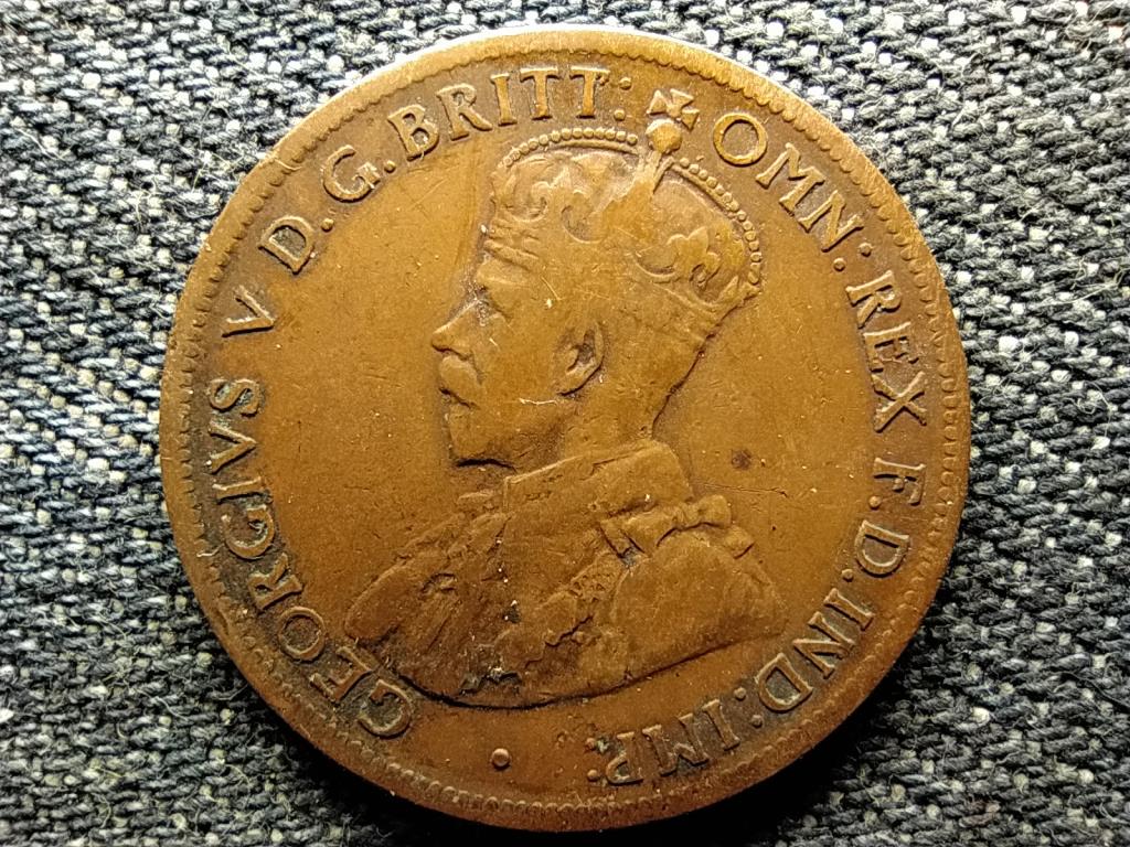 Ausztrália V. György 1/2 Penny 1922