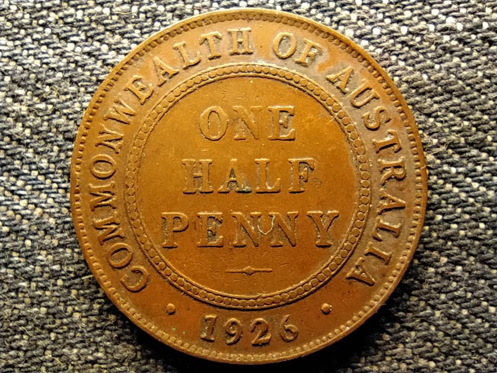 Ausztrália V. György 1/2 Penny 1926