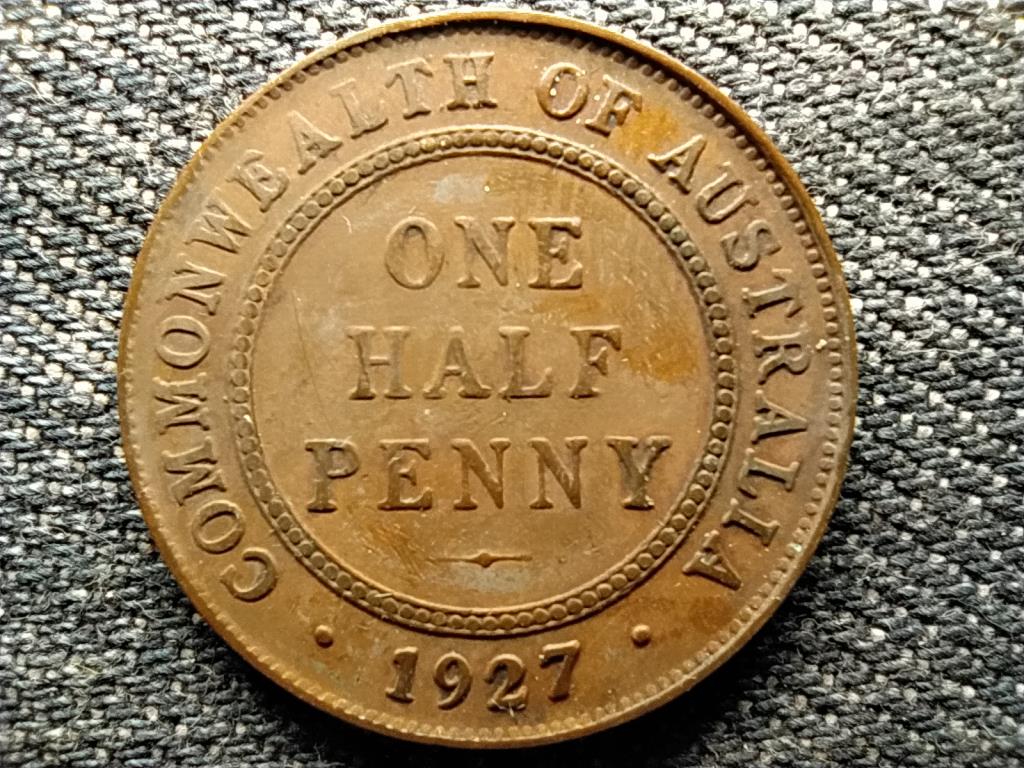 Ausztrália V. György 1/2 Penny 1927