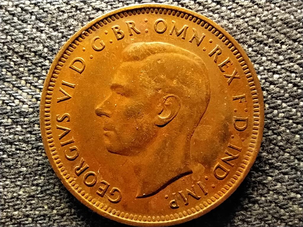 Ausztrália VI. György (1936-1952) 1/2 Penny 1938