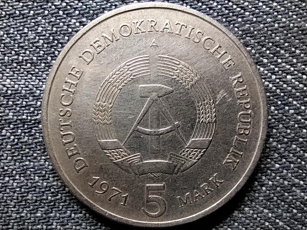 Németország Brandenburgi kapu 5 Márka 1971 A
