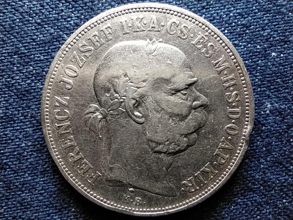 Ferenc József (1848-1916) .900 ezüst 5 Korona 1900 KB