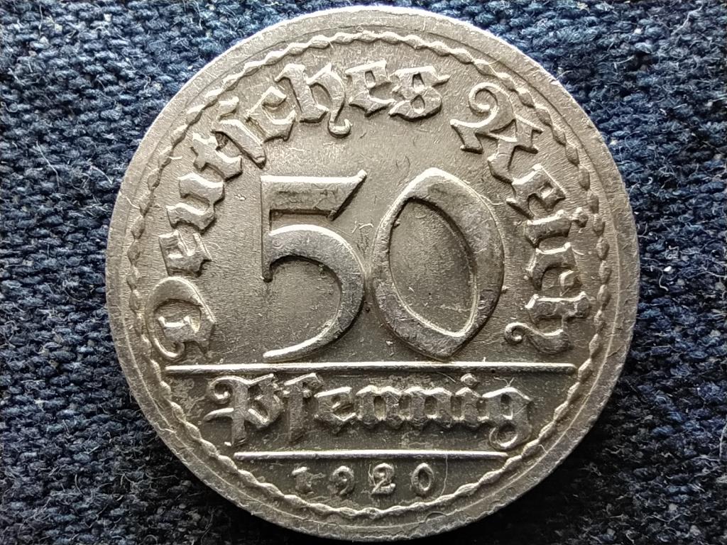 Németország Weimari Köztársaság (1919-1933) 50 Pfennig 1920 D