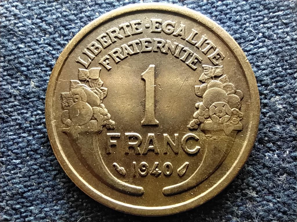 Franciaország Harmadik Köztársaság 1 frank 1940