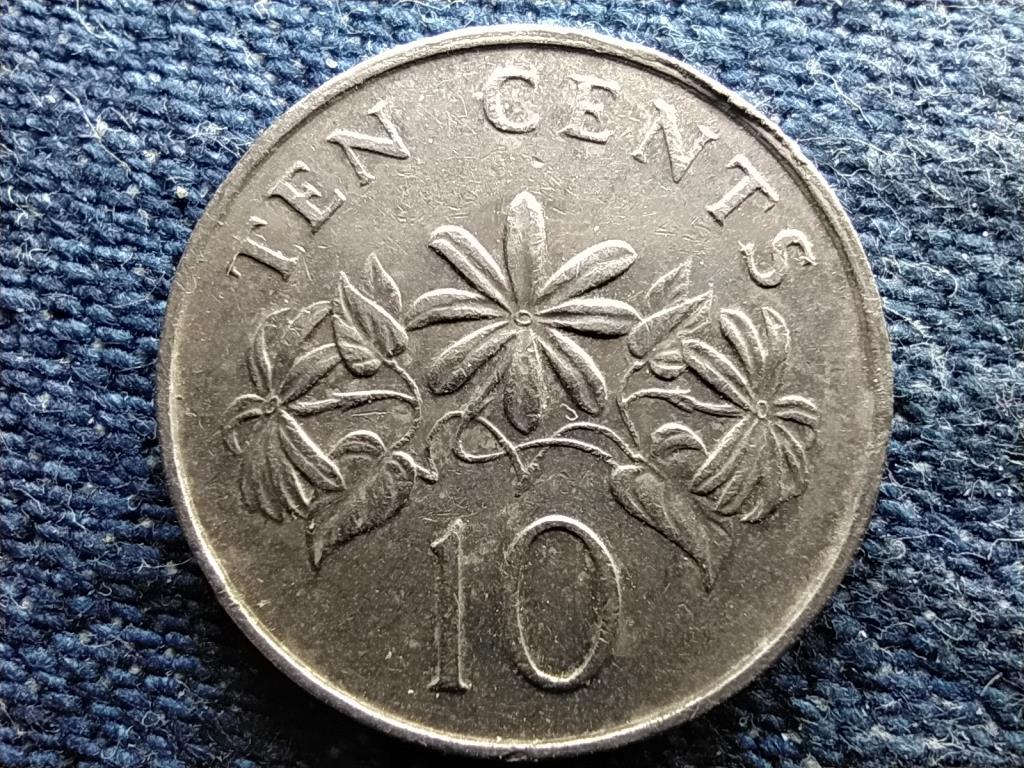 Szingapúr szalag felfelé 10 cent 1988