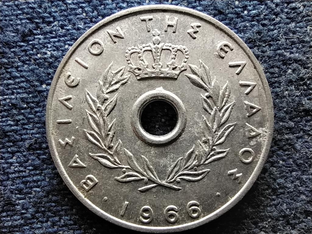 Greece Constantine II (1964-1973) 10 Lepta Coin 1966