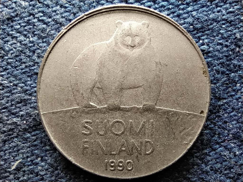 Finnország barna medve 50 penni 1990 M