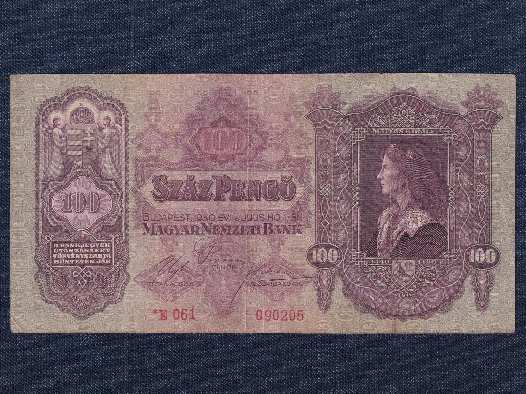 Második sorozat (1927-1932) CSILLAGOS 100 Pengő bankjegy 1930