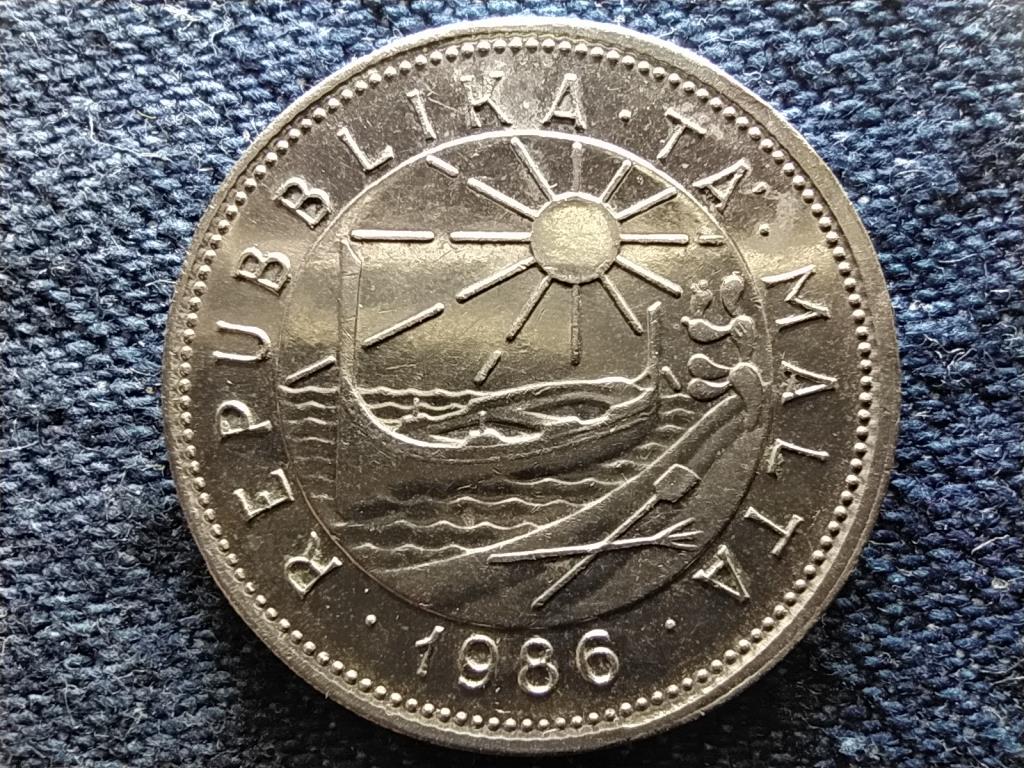 Málta 25 cent 1986