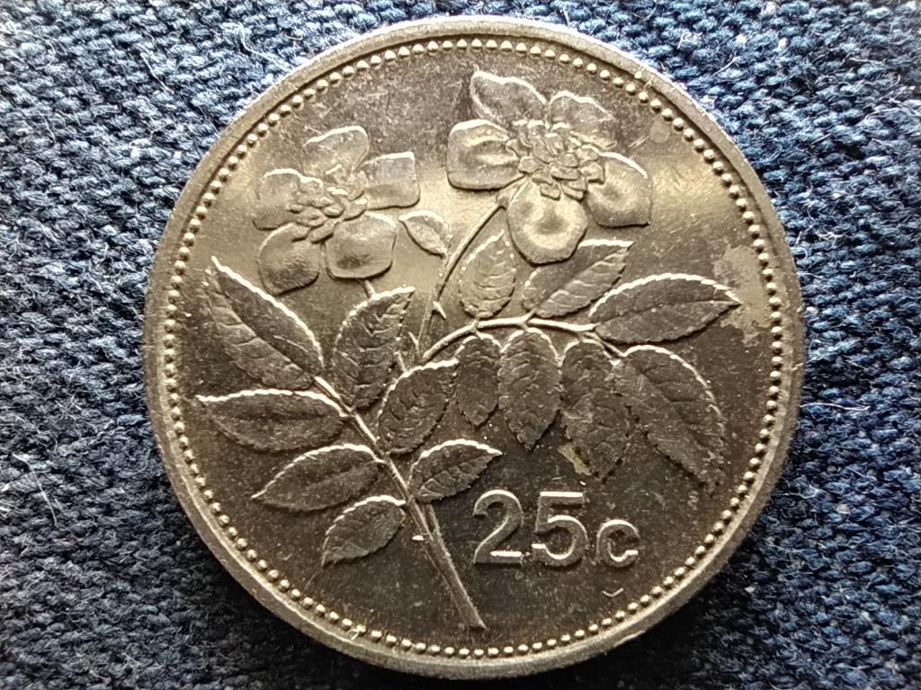 Málta 25 cent 1986