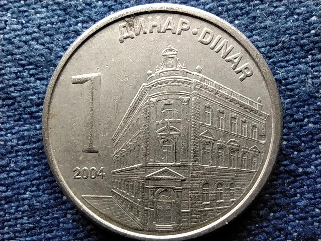 Szerbia Nemzeti Bank 1 dínár 2004