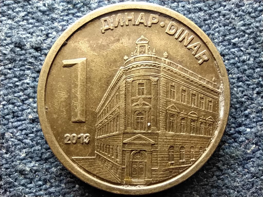 Szerbia Nemzeti Bank 1 dínár 2013 
