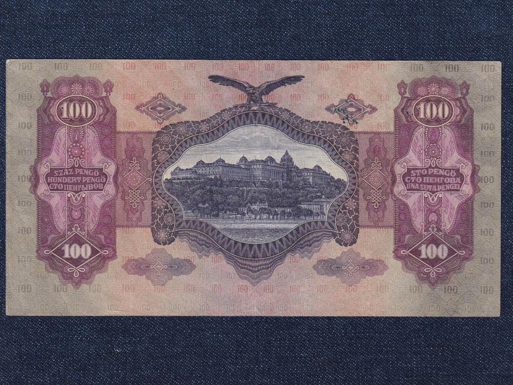 Második sorozat (1927-1932) nyilaskeresztes 100 Pengő bankjegy 1930