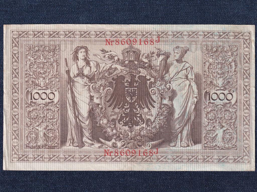 Németország Második Birodalom (1871-1918) 1000 Márka bankjegy 1910