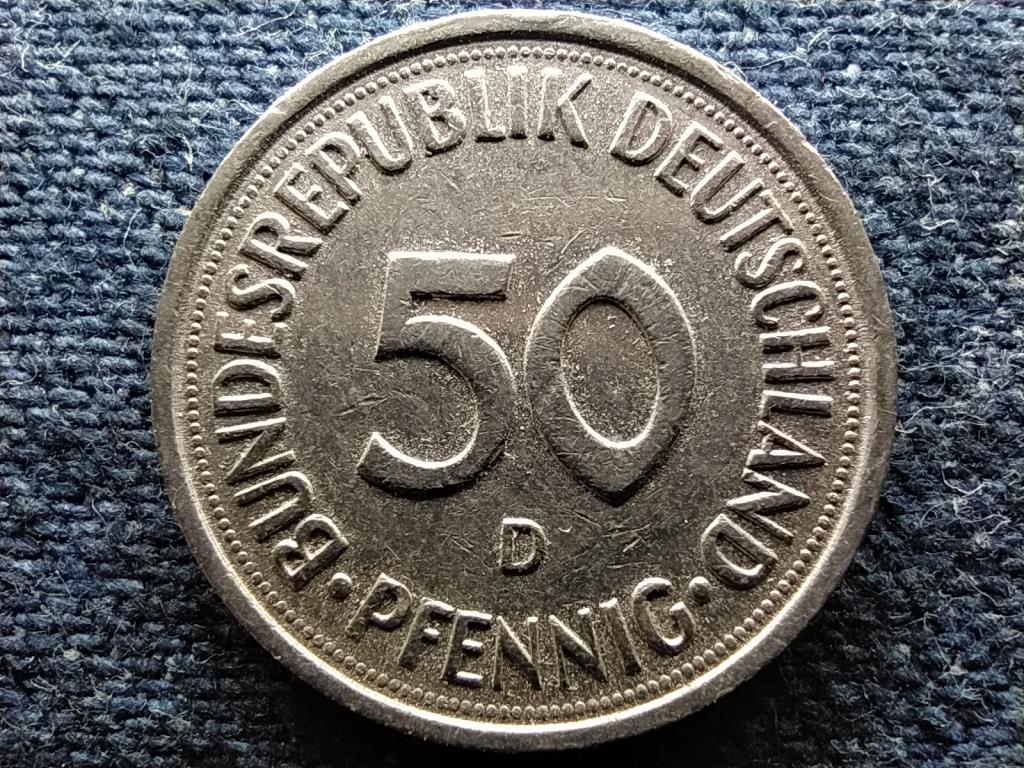 Németország NSZK (1949-1990) 50 Pfennig 1980 D