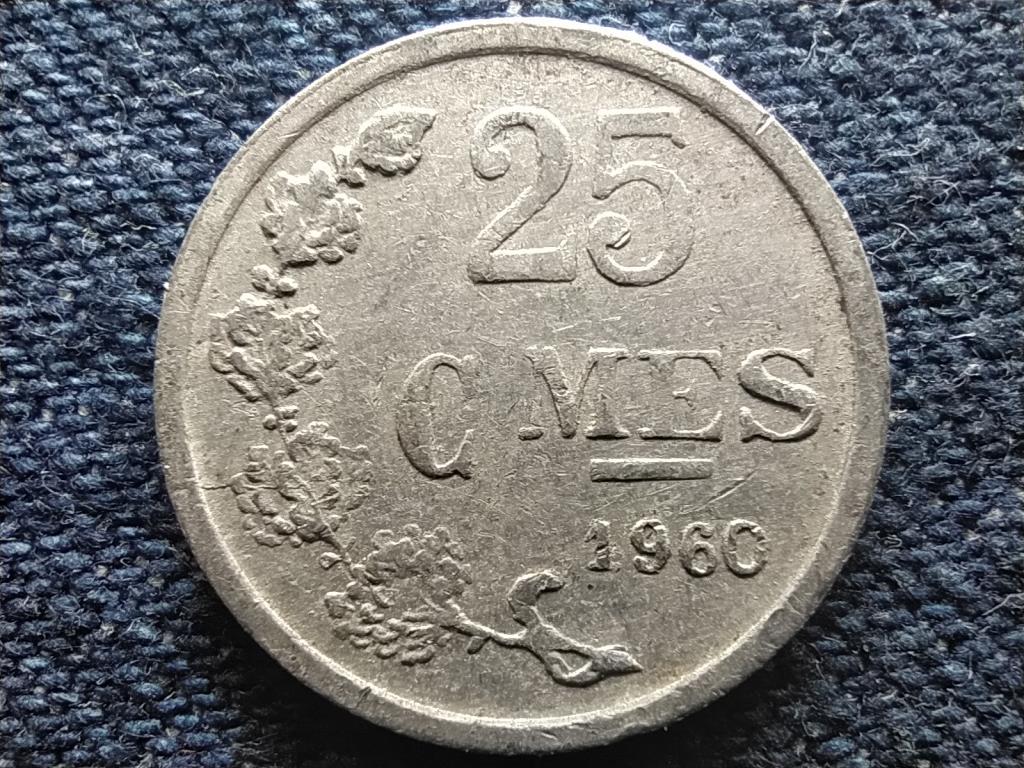 Luxemburg Sarolta (1919-1964) 25 centime 1960