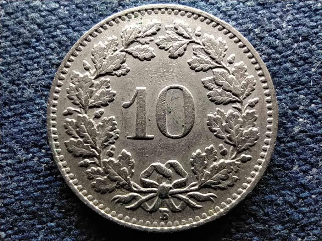 Svájc 10 Rappen 1955 B