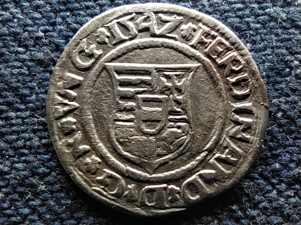 I. Ferdinánd (1526-1564) ezüst Dénár ÉH745 1542 KB