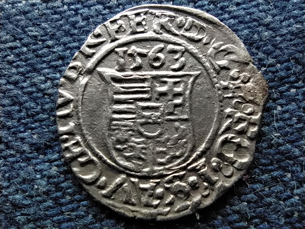 VERDEHIBÁS I. Ferdinánd (1526-1564) .500 ezüst 1 Dénár ÉH748 1563 KB